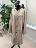 Loro Piana Suede Trim Sebring Windmate Storm System Rain Coat - Beige 2XL - RRP $3750