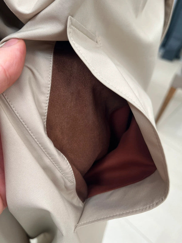 Loro Piana Suede Trim Sebring Windmate Storm System Rain Coat - Beige 2XL - RRP $3750