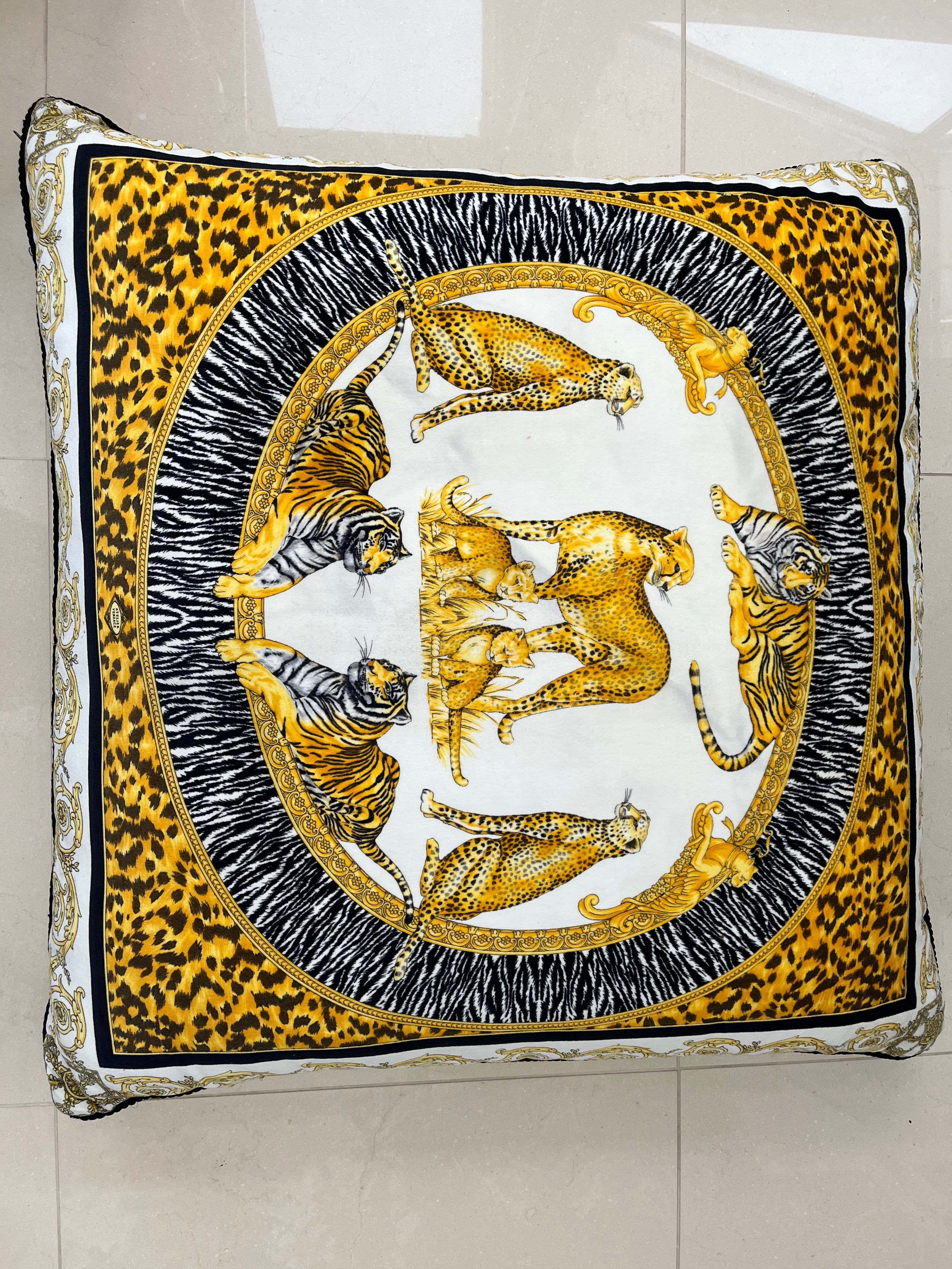 Vintage Gianni Versace Atelier Goose Down Comforter & Cushions — Luxury Bedding Set